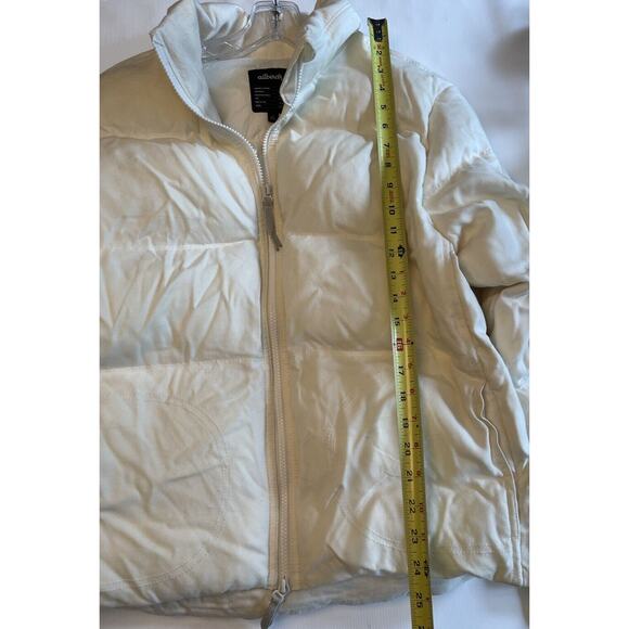 Allbirds Cream Puffer Jacket Merino Wool Blend Large - Picture 6 of 7